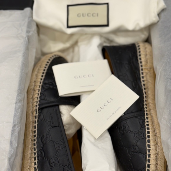 Leather Espadrille In Black US 7.5. 
Wear it 2 times only. - Picture 7 of 10